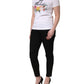 Dolce & Gabbana White Floral Graphic Short Sleeve Crew Neck T-shirt