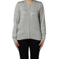 Dolce & Gabbana Green Button Down Silk Long Sleeve Cardigan Sweater
