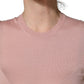 Dolce & Gabbana Pink Sleeveless Cashmere Knitted Tank Top