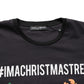 Dolce & Gabbana Black #IAMACHRISTMASTREE Print Cotton T-shirt