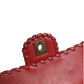 Chanel Mini Flap Bag Lambskin Braided Calfskin Gold Tone Metal