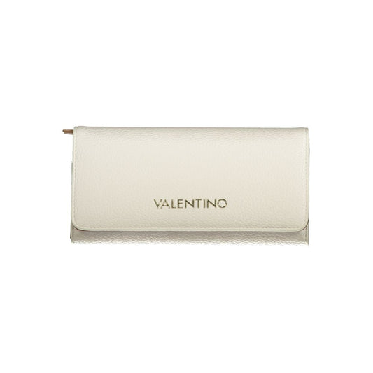 Mario Valentino White Polyurethane Female Wallet