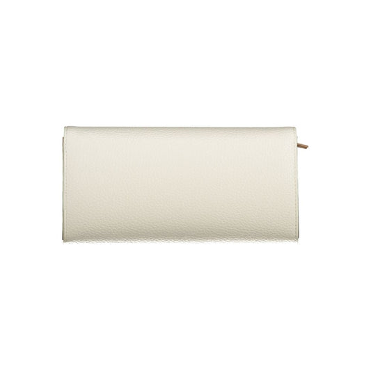 Mario Valentino White Polyurethane Female Wallet
