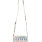 Balenciaga White Graffiti Print Leather Mini City Handbag
