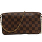 Louis Vuitton Damier Ebene Pochette Felice Chain Wallet