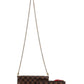 Louis Vuitton Damier Ebene Pochette Felice Chain Wallet