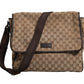 Gucci GG Canvas Flap Messenger Bag