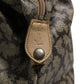 Saint Laurent Green and Brown Pattern Canvas Duffel Bag
