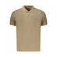 Rifle Brown Cotton Men's Polo Shirt