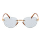 David Beckham Gold Metal Sunglasses
