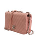 Chanel Small Classic Double Flap Bag Light Pink Chevron