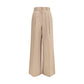 Balenciaga Beige Cotton Flared Pants