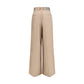 Balenciaga Beige Cotton Flared Pants