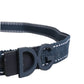 Dolce & Gabbana Blue Cotton Canvas DG Logo Metal Buckle Belt