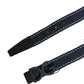 Dolce & Gabbana Blue Cotton Canvas DG Logo Metal Buckle Belt