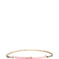 Dolce & Gabbana Pink Leather Crystal Chain Embellished Belt