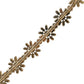 Dolce & Gabbana Green Leather Daisy Crystal Embellished Waist Belt