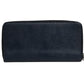 Prada Navy Oliver Embossed Leather Zip-Around Wallet