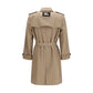 Burberry Brown Silk Trench Coat