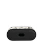 Dolce & Gabbana Case Black PVC Embossed Logo Flip Holder Women Airpods