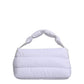 Dolce & Gabbana White Logo Plaque Polyester Quilted Shoulder Borse Bag