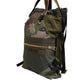 Dolce & Gabbana Military Green Patchwork Rucksack Backpack Borse Men Bag