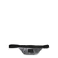 Dolce & Gabbana Black Nylon Brass Plate Camouflage Waist Fanny Pack Bag
