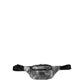 Dolce & Gabbana Black Nylon Brass Plate Camouflage Waist Fanny Pack Bag