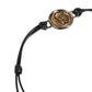 Dolce & Gabbana Black Polyester Cord Gold Tone Roman Coin Charm Bracelet