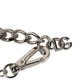 Dolce & Gabbana Silver Tone Brass Beaded Shell DG Logo Pendant Bracelet