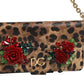 Dolce & Gabbana Flip Cover Brown Leopard Crystal iPhone X - XS Case