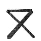 Dolce & Gabbana Black White Stripes 100% Silk Adjustable Men Necktie Tie