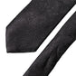 Dolce & Gabbana Black Solid 100% Silk Adjustable Men Tied Necktie Tie