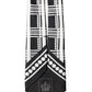 Dolce & Gabbana Black White Abstract Silk Adjustable Men Tied Necktie Tie