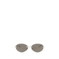 Balenciaga Silver Metal Sunglasses