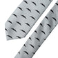Dolce & Gabbana Light Gray Mustache Fantasy Silk Adjustable Necktie Tie