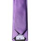 Dolce & Gabbana Purple Solid 100% Silk Adjustable Men Tied Necktie Tie