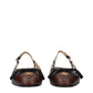 Valentino Garavani Black Leather Ballet Flats