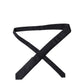 Dolce & Gabbana Black Solid 100% Silk Adjustable Men Tied Necktie Tie
