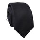 Dolce & Gabbana Black Solid 100% Silk Adjustable Men Tied Necktie Tie
