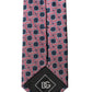 Dolce & Gabbana Multicolor Patterned Silk Adjustable Men Tied Necktie Tie