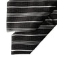 Dolce & Gabbana Black White Stripes Silk Adjustable Women Necktie Tie