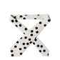 Dolce & Gabbana White Black Polka Dot Silk Adjustable Women Necktie Tie