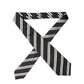 Dolce & Gabbana Black White Stripes Silk Adjustable Women Necktie Tie