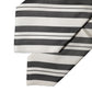 Dolce & Gabbana Black White Stripes Silk Adjustable Women Necktie Tie
