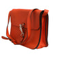 Gucci Jackie Soft Flap Shoulder Bag Leather Orange