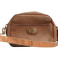 Burberry Brown and Gold Crossbody Bag