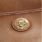 Burberry Brown and Gold Crossbody Bag