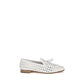 Fratelli Rossetti White Calf Leather Bos Taurus Slip-On Loafers