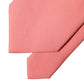 Dolce & Gabbana Coral Pink Polyester Adjustable Women Tied Necktie Tie